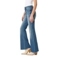 thumbnail image 3 of WallFlower Women's Fearless Curvy Super Flare High Rise Insta Vintage Juniors Jeans, 3 of 3