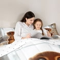 thumbnail image 5 of Castle Fairy Child Boys Girls Cute Otter Twin Comforter Sets,Cartoon Animal Bedding Set, 5 of 8
