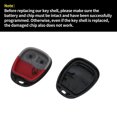 thumbnail image 5 of Unique Bargains 3 Buttons Keyless Entry Remote Key Shell Case for Chevrolet Silverado 1500 2500, 5 of 7