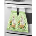 thumbnail image 2 of Towel Hanging Bathroom Microfiber Cloth Cleaning Dish Absorbent Kitchen for Towel Hand Bottle Sunflower Plaid Autumn, 2 of 7