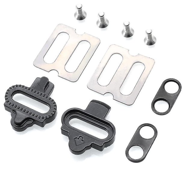 Pedales autoblocantes para bicicleta de montaña, zapatos para bicicleta, tacos para pedales, accesorios universales para bicicletas, juego de tacos para bicicleta de montaña, zapatos para bi