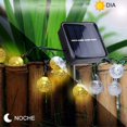 thumbnail image 2 of Luces solares para exteriores, 30 LED, 6,5 m, impermeables, IP44, 2 of 6