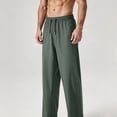 thumbnail image 4 of Eagokdc Stretch Pants for Men Casual Summer Loose Exercise Drawstring Jogging Big And Tall Pant With Pockets Size S-4XL, 4 of 7