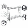 thumbnail image 5 of Topcobe 2 Layers Shelving Storage Unit, Metal Organizer Wire Rack Plant Stand, Plant Display Rack Pot Holder for Indoor Outdoor Use, 5 of 8