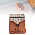 thumbnail image 1 of Kalimba Thumb Piano Instrument 21 Keys Handmade Mahogany Metal with Engraved Note Names for Beginners Adults Kids Professionals, 1 of 7