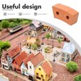 thumbnail image 3 of BRIGHTFUFU 30Pcs Building Bricks Mini Brick Models Khaki Pottery Clay for Sand Table Decorations Projects, 3 of 8