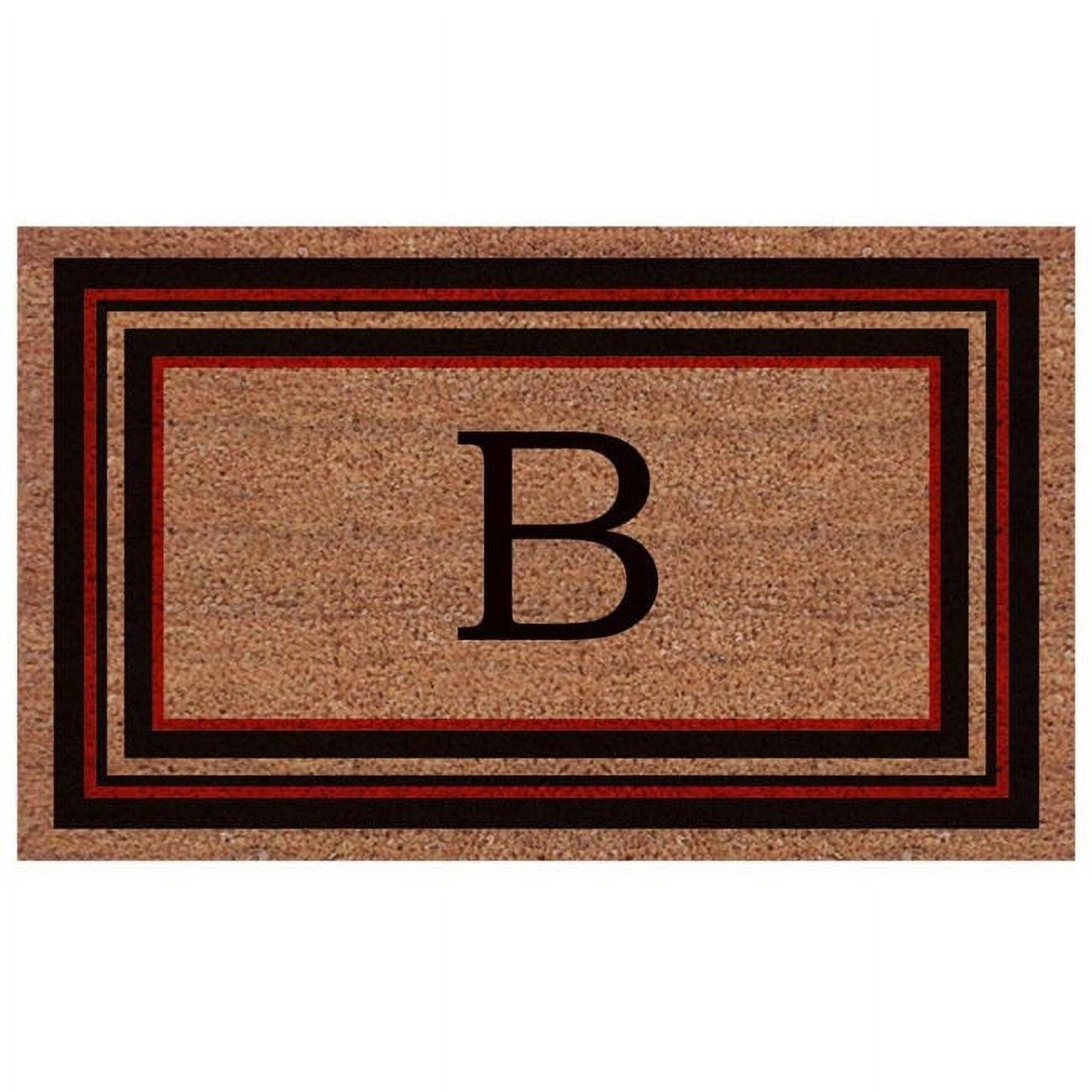 Calloway Mills Calloway Mills Esquire Monogram Outdoor Doormat, Extra-thick 2' x 3' (Letter J)