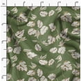 thumbnail image 2 of Soimoi Cotton Poplin Green Fabric By the Yard - 42 Inch Wide - Leaves Pattern Fabric - Botanical and Elegant Designs for Various Uses Printed Fabric, 2 of 6
