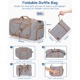 thumbnail image 2 of Bolsa de lona Urtala de 80 litros con compartimento para zapatos, resistente al agua, 2 of 7
