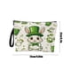 thumbnail image 3 of Bolsa de cosméticos con forma de conejito de Pascua para el Día de San Patricio, neceser portátil de moda para mujer, neceser multifuncional para guardar pintalabios., 3 of 6