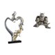 thumbnail image 1 of Figura Romántica De Pareja De Búhos, Adorno Coleccionable Para Dormitorio, Boda, Estantería, Armario, Hogar, Sala De Estar, Oficina, Decoración, 1 of 8