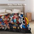 thumbnail image 4 of One Piece Throw Blanket Fleece Blanket for Couch Bed Travel Home, Luxury Plush Cozy Fuzzy Blanket Super Soft Warm Lightweight, 4 of 8
