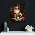 thumbnail image 4 of Christmas Santa Claus Canvas Art Poster And Wall Art Picture Print Modern Family Bedroom Decor Posters Ready to hang, 4 of 4