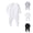 Black, variant on Bxsruta Baby Clothes, Solid Color Baby Crawling Suit Long Jumpsuit Baby Summer Jumpsuit Newborn Pajamas, Black 3M