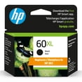 thumbnail image 1 of Cartucho de tinta HP 60XL negro de alto rendimiento | DeskJet D1660, 1 of 8