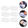 thumbnail image 3 of 6pcs Clear Plastic Jewelry Box Organizer Tattoos Needle Ink Cup Storage Container for Diamond Beads Trinket Fish Hook, 3 of 8