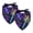 Multi-colored 3, variant on PhooArto Neon Dragonfly and Skull Pattern Dog Bandanas, 2 Pack Soft Washable Pet Scarf Triangle for Large Dogs Puppies and Cats