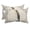 Ash Gray, Sand, Beige, Linen, variant on 1 Pack Outdoor Waterproof Throw Pillows for Head,Animal Art Penguin on Burlap Cushion Cases with Insert&Straps Neck Pillows for Patio Recliner Chair,Farm Gray Buffalo Checker