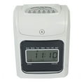 English Attendance Machine Electronic Time Clock Paper Card Punch