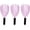 Pink, variant on 3Pcs Face Shield for Hairspray,Plastic Barber Face Shield,Handheld Hairspray Face Shields,Reusable Face Protective Cover for Hairdressing Hair Stylist Cutting Dust Makeup Protector