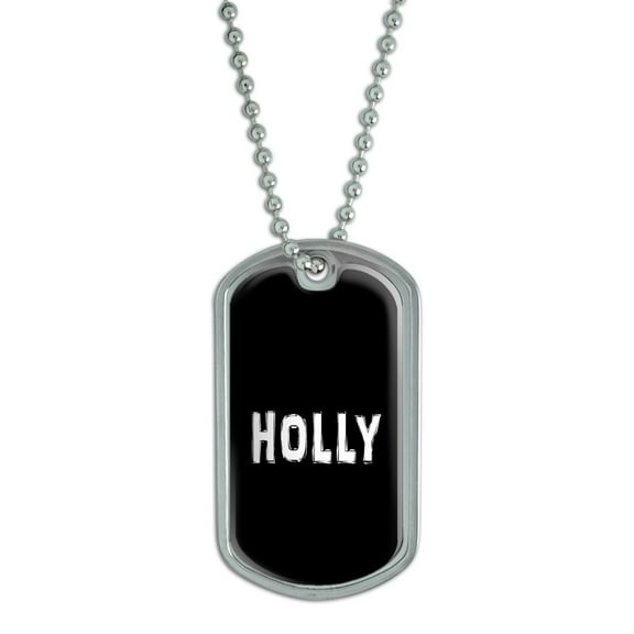 Holly Dog Tag