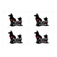 thumbnail image 2 of MKHERT Funny Cat and Dog Silhouette You are My Best Friend Placemats Table Mats for Dining Room Kitchen Table Decoration 12x18 inch,Set of 4, 2 of 4