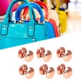 thumbnail image 4 of Metal Leather Rivets, High Hardness Strong Luster Flat Metal Rivets Wide Applications 100 Sets Simple Operation  For DIY Leather Crafts 6x8mm,7x8mm,8x6mm,8x8mm, 4 of 8