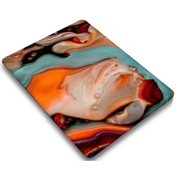 KSK KAISHEK Hard Case Shell Cover Only for 2021/2022/2023 Release MacBook Pro 14 inchs with XDR Display & Touch ID Type C + Black Keyboard Cover Model: A2779 A2442 Marble A 148