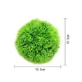 thumbnail image 4 of Bola De Musgo Simulada Verde Falso Vivo Realista Durable Planta De Acuario Planta Acuática Algas Decorativas Bola De Purificación De Agua Para Acuario Peces Terrario Jardín Hogar Scienceny HA026551-02, 4 of 5