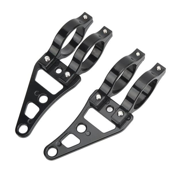 Subgadora de Soporte de Luz Delantero, Aleación de Aluminio de Soporte de Aluminio de la Horquilla de Horquilla 41 mm Resistente Resistente 2 Piezas para Moto para Moto