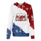 thumbnail image 4 of Sudaderas Navideñas Para Mujer Camiseta Estampada Blusa de Manga Larga Cuello Redondo Tops Casuales Odeerbi ODB193048, 4 of 5