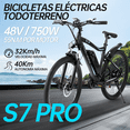 thumbnail image 2 of Bicicleta Eléctrica Honey Whale S7 PRO Negro HONEY WHALE S7, 2 of 3