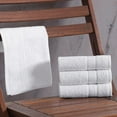 thumbnail image 3 of REGAL RUBY 4 Pieces Bath Linen Set White Washcloths Quick-Dry, Highly Absorbent, Soft Feel Fingertip Towels., 3 of 8