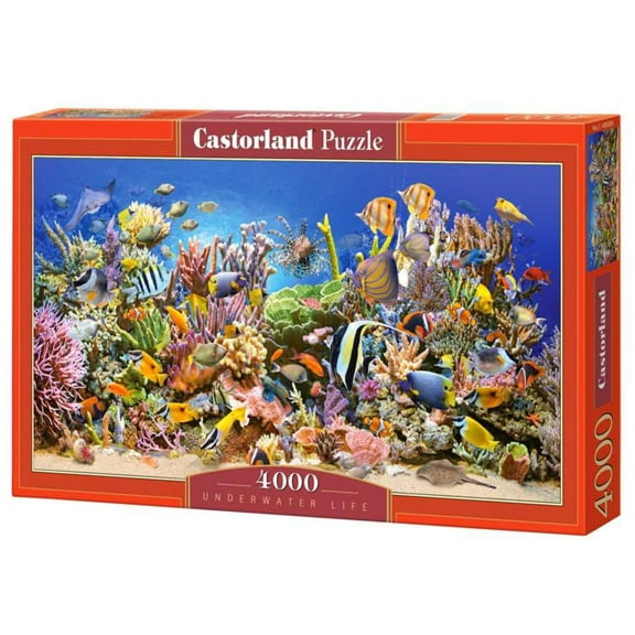 4000 Piece Jigsaw Puzzle, Underwater life, Sealife, Ocean, Adult Puzzles, Castorland C-400089-2