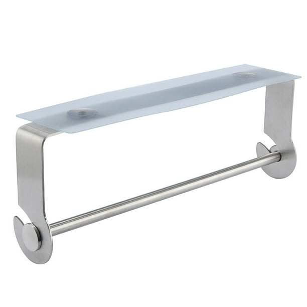 XWSHYW Ganchos para Adornos Papel de Cocina Adhesivo para Debajo de Los Gabinetes, Cepillado para Baño