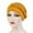 Yellow, variant on MSJUHEG Braid Turban Cap Twisted Braid Hat Braid Head Wrap for Women Solid Plait Hat Cancer Chemo Beanie Turban Wrap Cap Hats for Women Fascinators Hats for Women Polyester 1PC Hat Black One Size