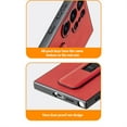 thumbnail image 3 of Decase for Samsung Galaxy S24 Plus with Push-pull Kickstand Phone Case,Camera Lens Protector,Slim PU Leather Shockproof Skin-Friendly Stain-Resistant Drop Proof Protective Case,Winered, 3 of 8