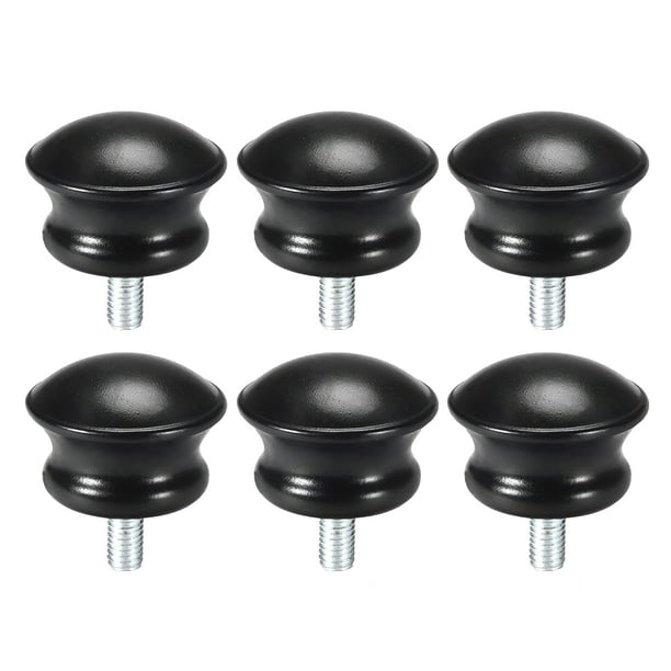Curtain Rod Finials Plastic End,Fit For 15.8mm Diameter (Max.) Rod