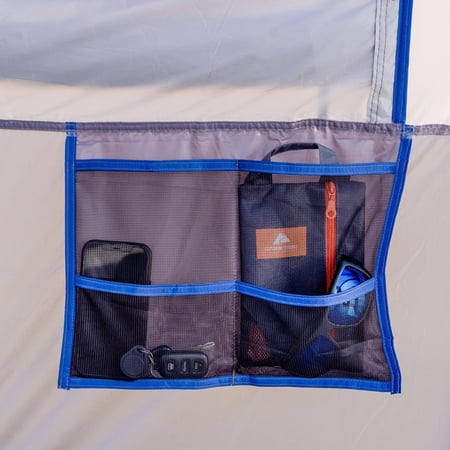 OZARK TRAIL 16-PERSON 3-ROOM CABIN TENT, WITH 3 ENTRANCES
