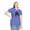 Heather Royal, variant on Patriotic Adult Blue Crew Neck T-Shirt, Fourth of July