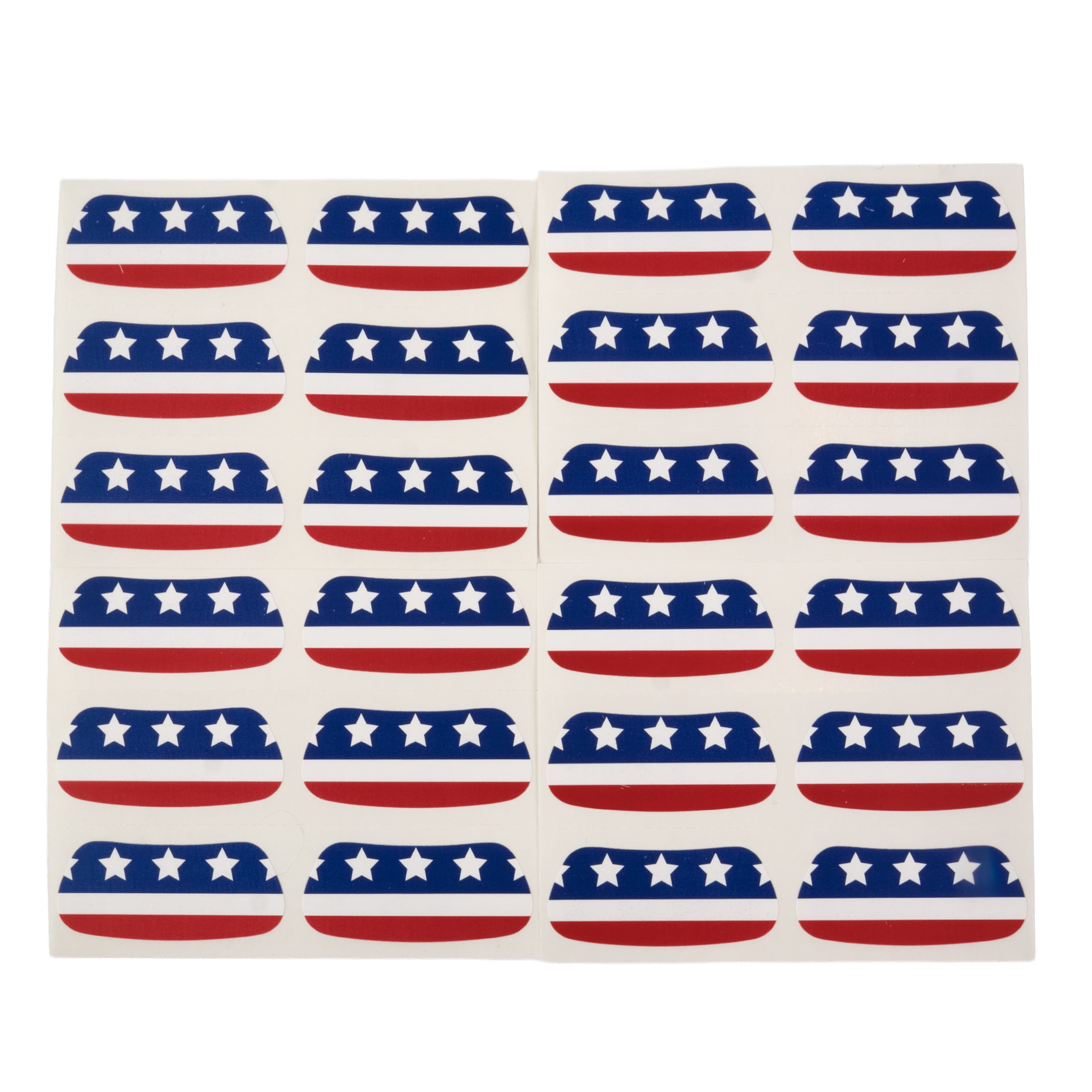 (3 pack) Rawlings Sporting Goods Eye Black Sticker Stars & Bars