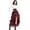 White, variant on Halloween Women Dresses Halloween Holiday Dress Festival Gathering Ruffle Midi Dress Scary Pumpkin Pattern Medieval Dress Purple S