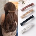 thumbnail image 2 of Horquillas elegantes coreanas para mujeres y niñas, pasadores de diamantes de imitación de cristal, pinzas para el cabello, accesorios para el cabello, nuevo, 2 of 4