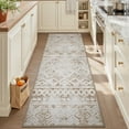 thumbnail image 6 of SIXHOME Kitchen Rugs 2'x6' Runner Rug Washable Boho Area Rug Runner Non Slip Absorbent Taupe Rug Runner for Laundry Room Bathroom Hallway Bedroom Entryway with Non Slip Rubber Backing, 6 of 6