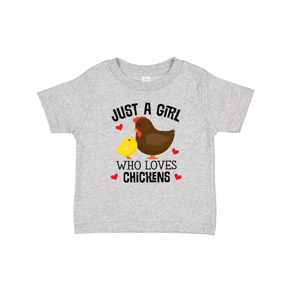 Inktastic Just a Girl Who Loves Chickens Girls Baby T-Shirt
