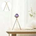 thumbnail image 6 of Stand Display Base Holder Iron Ring Stands Sphere Metal Egg Bowl Globe Gazing Decorative Wrought Flowering Round Home, 6 of 9