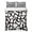 White, Black, Gray, variant on Quilts King Size Bedding Set, Abstract Boho Lightweight Quilted Comforter, Middle Century Rustic Black White Texture Soft Reversible Bedspread Coverlet with Pillow Covers for All Season, 96" x 106"