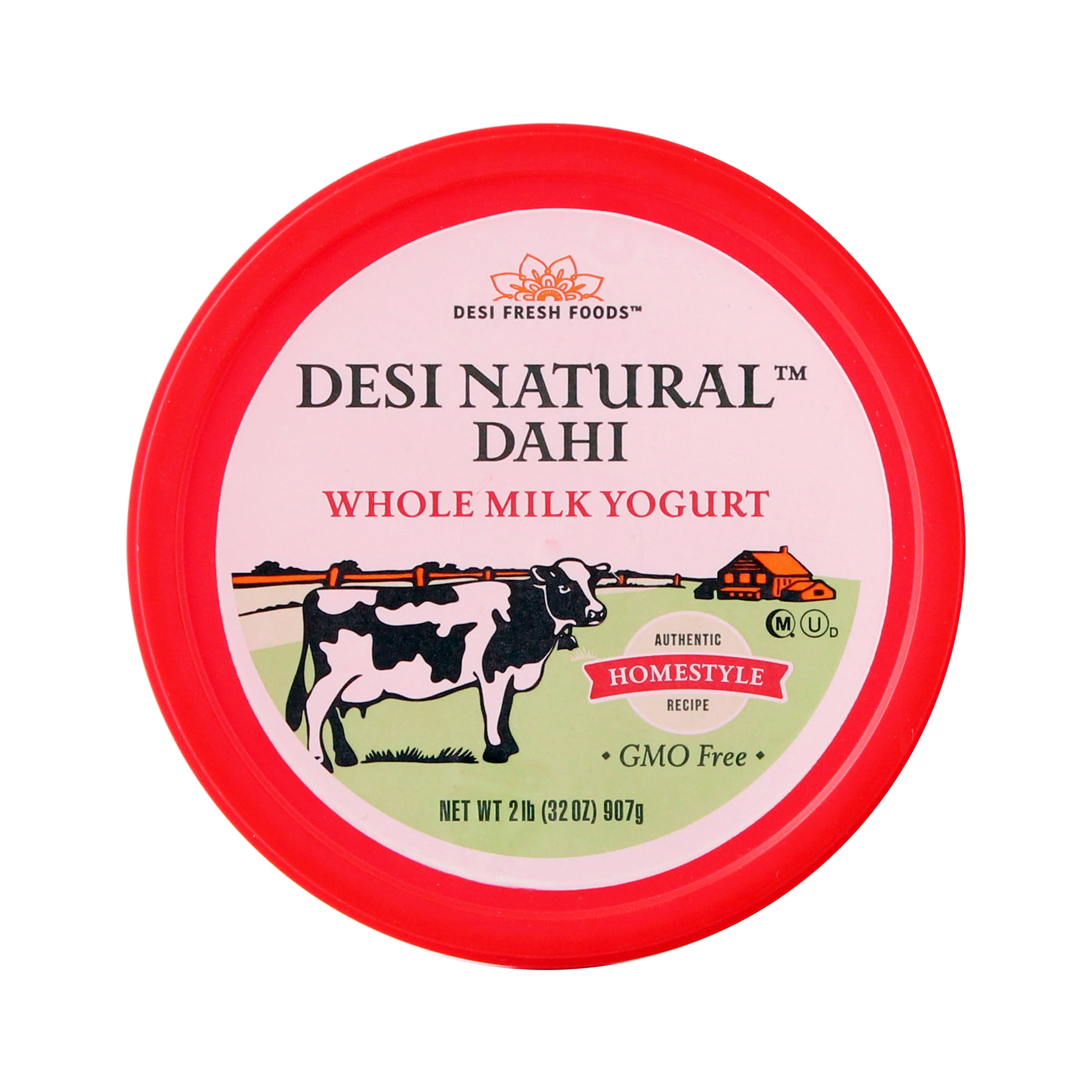 Desi Fresh Foods Dahi Whole Milk Plain Yogurt, 32 oz, 1 Count