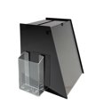 thumbnail image 4 of 8.5 x 11" Acrylic Ballot Box with Sign Holder Side Pocket - Black 19229, 4 of 6