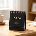 thumbnail image 3 of Aminojy 2026 Desktop Calendar, Standing Spiral Calendar with Large Date Pages for Office Desk Organization, Home Planning, Work Schedule and Daily Management, 3 of 4